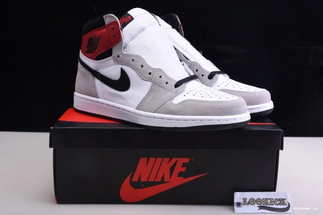 Rep MAX 1 Light Jordan High 555088-126 Air Grey Smoke OG 0813